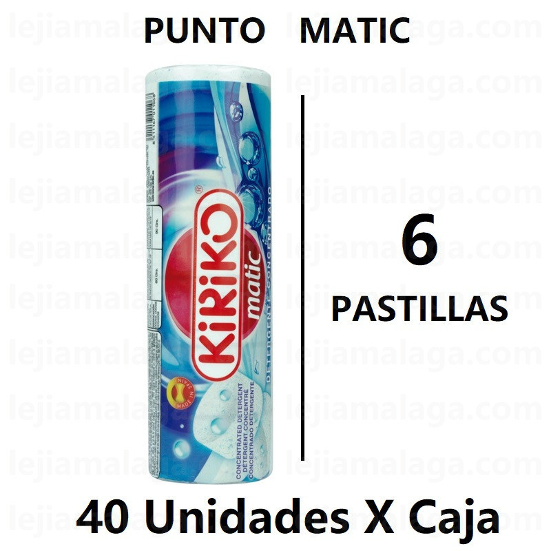 8411167011068Detergente En Polvo 6 Pastillas Matic