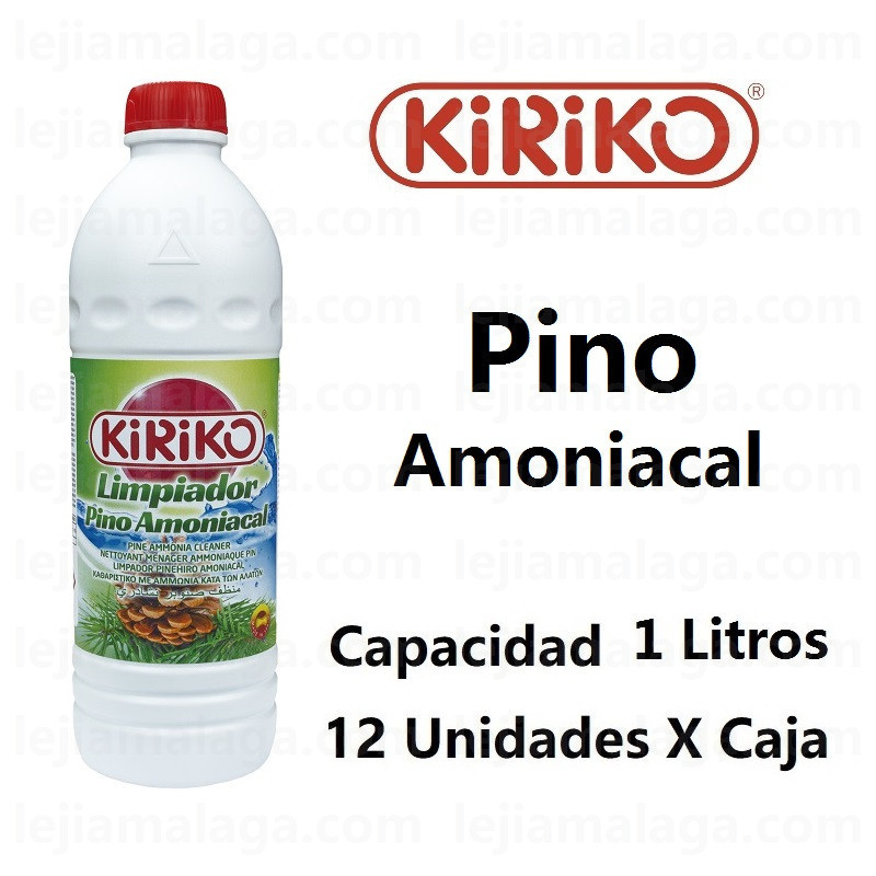 8411878000719Limpiador Pino Amoniacal Kiriko 1 Litros