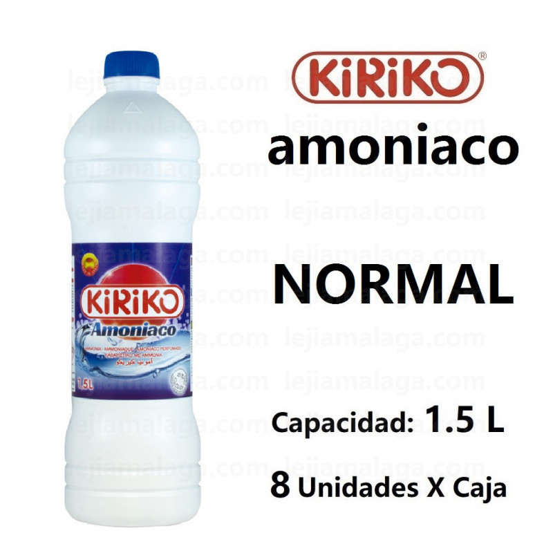 8411878199376Amoniaco Normal Kiriko 1.5 Litros