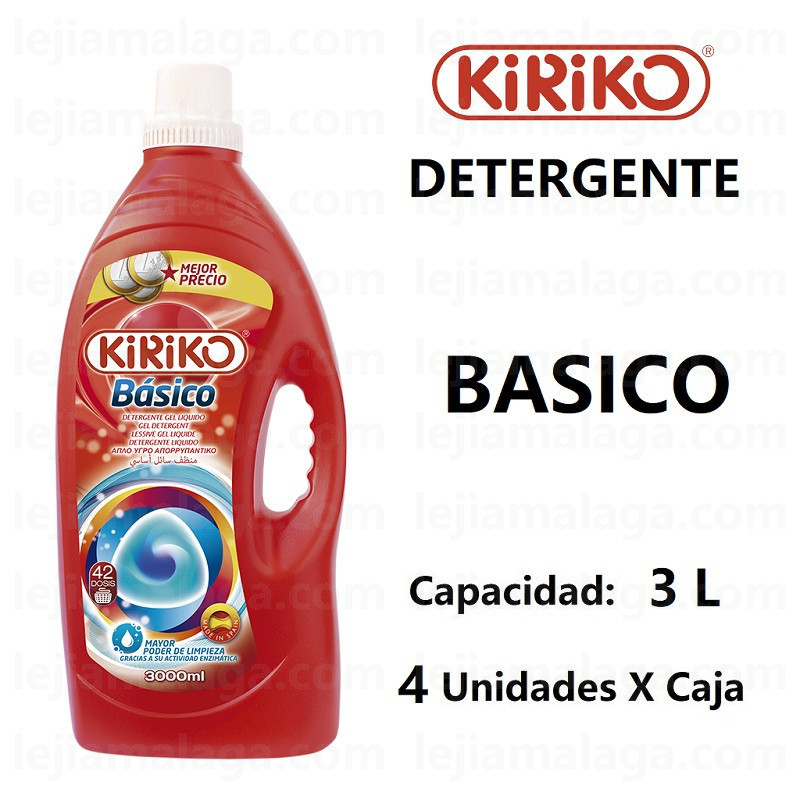 Detergente Liquido 3 Litros Basico