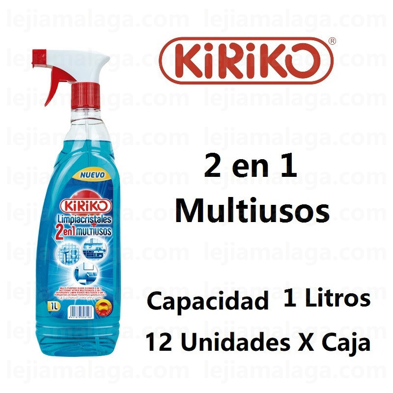 8411878308198Limpia Cristales 2 en 1 Multiusos 1 Litros