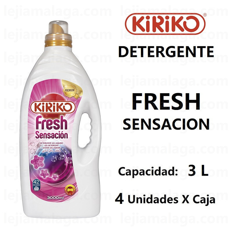 8411878404210Detergente Lquido Fresh Sensacion 3 Litros