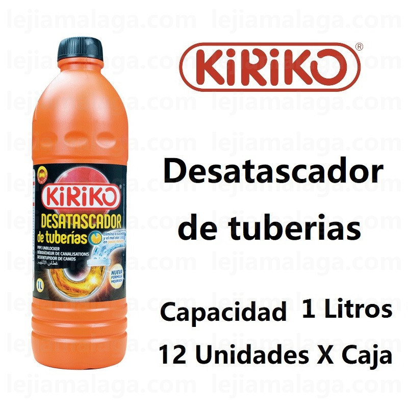8411878407181Desatascador De Tuberias KIRIKO 1 Litros