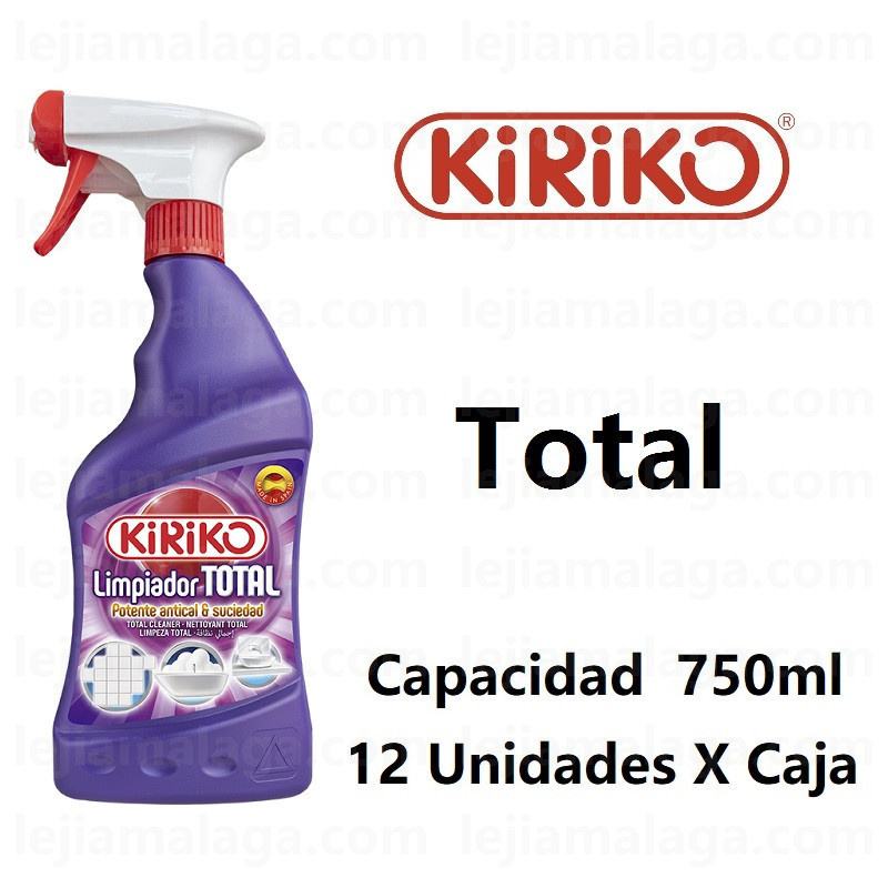 8411878502220Limpiador Total Kiriko 750 ml