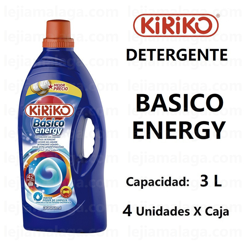 8411878503210Detergente Lquido Basico Energy 3 Litros