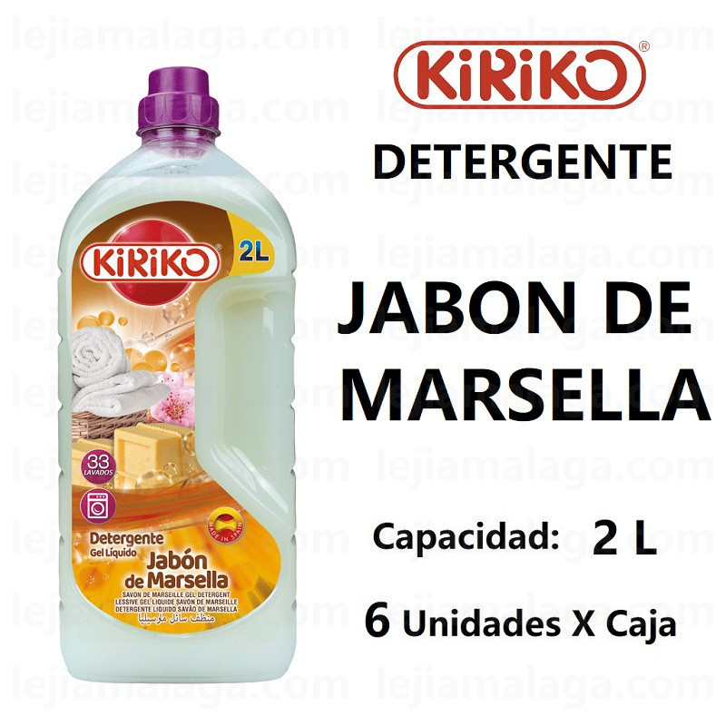8411878506198Detergente Lquido Jabon De Marsella 2 Litros