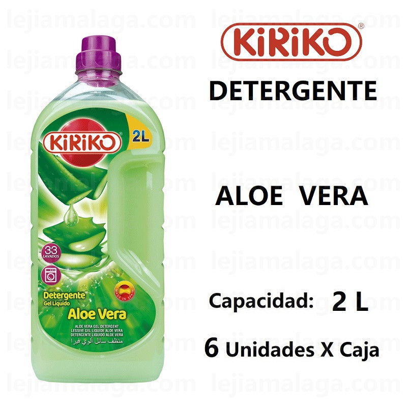 8411878606195Detergente Lquido Aloe Vera 2 Litros