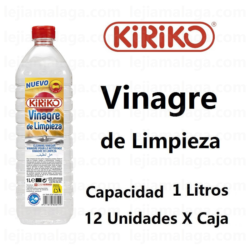 8411878608199Vinagre De Limpieza Kiriko 1 Litros