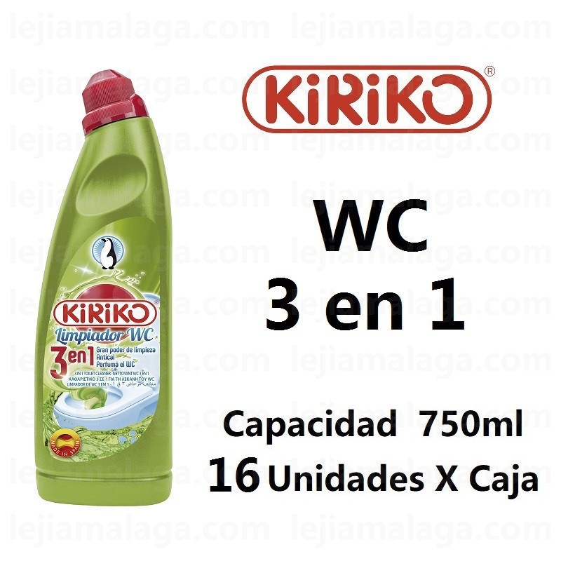 8411878703191Limpiador WC 3 en 1 Kiriko 750ML 1