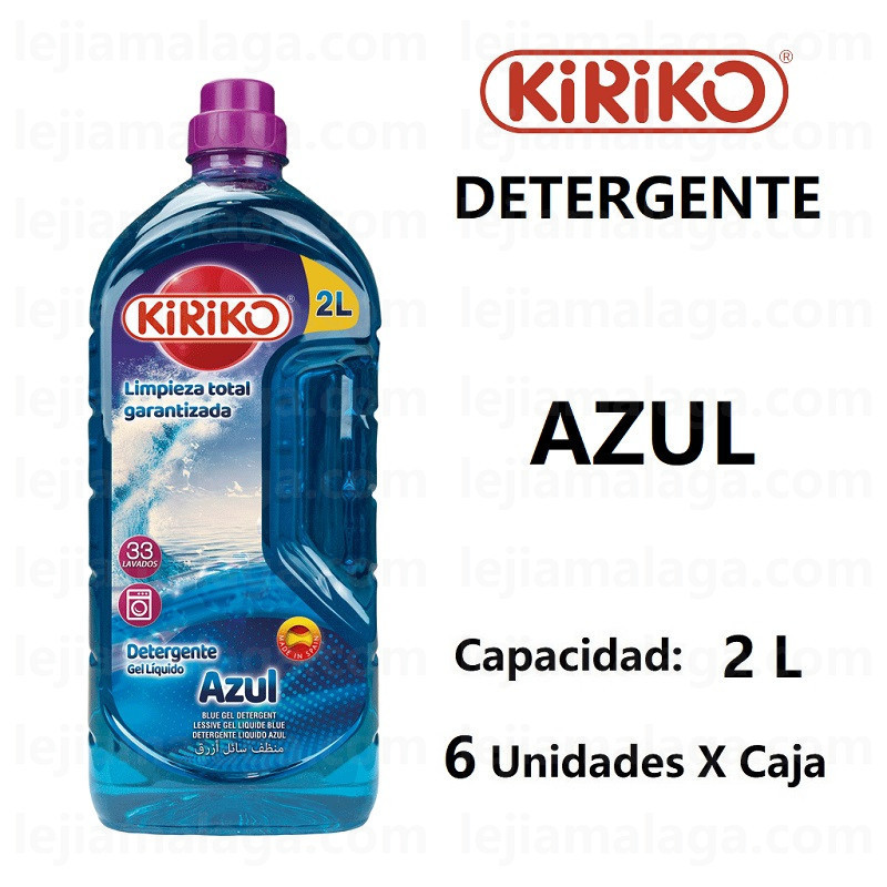 8411878706192Detergente Lquido Azul 2 Litros