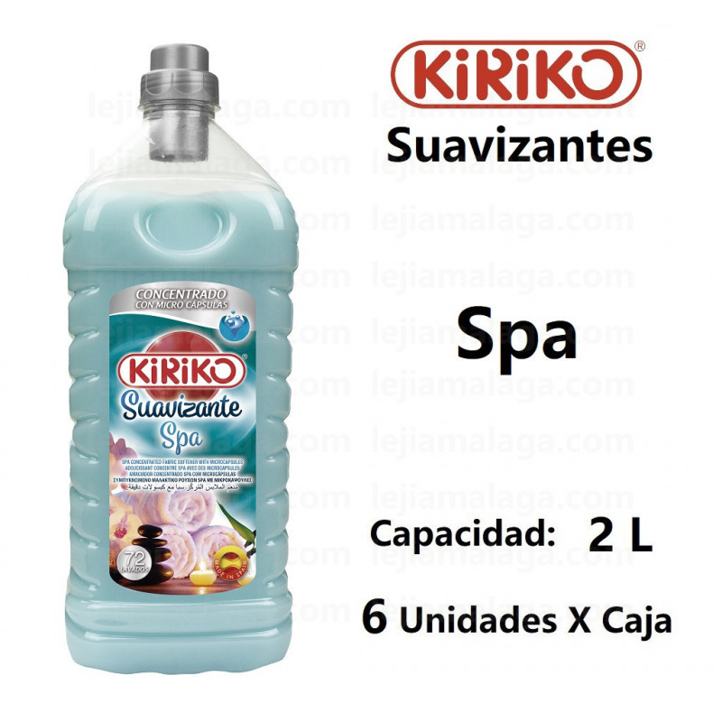 8411878803198Suavizante Concentrado Spa Con Microcapsulas Kiriko 2 Litros