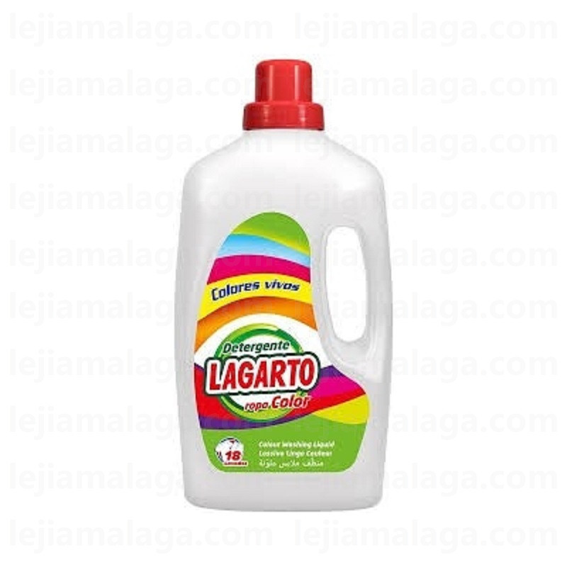 DETERGENTE LIQUIDO LAGARTO ROPA COLOR 18LAVA 1260ML