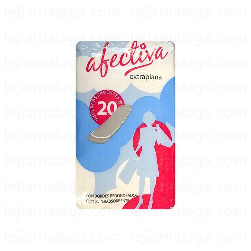 COMPRESA AFECTIVA EXTRAPLANA 20 UNDS