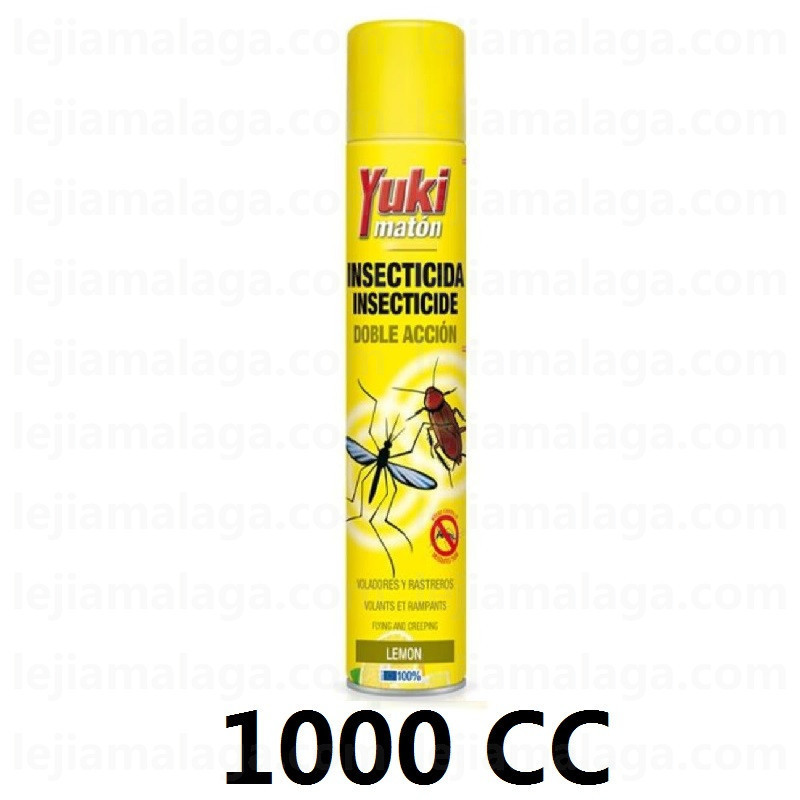 INSECTICIDA YUKI DOBLE ACCION LEMON 1000 CC