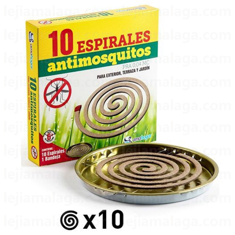 ESPIRALES ANTIMOSQUITOS CON BANDEJA