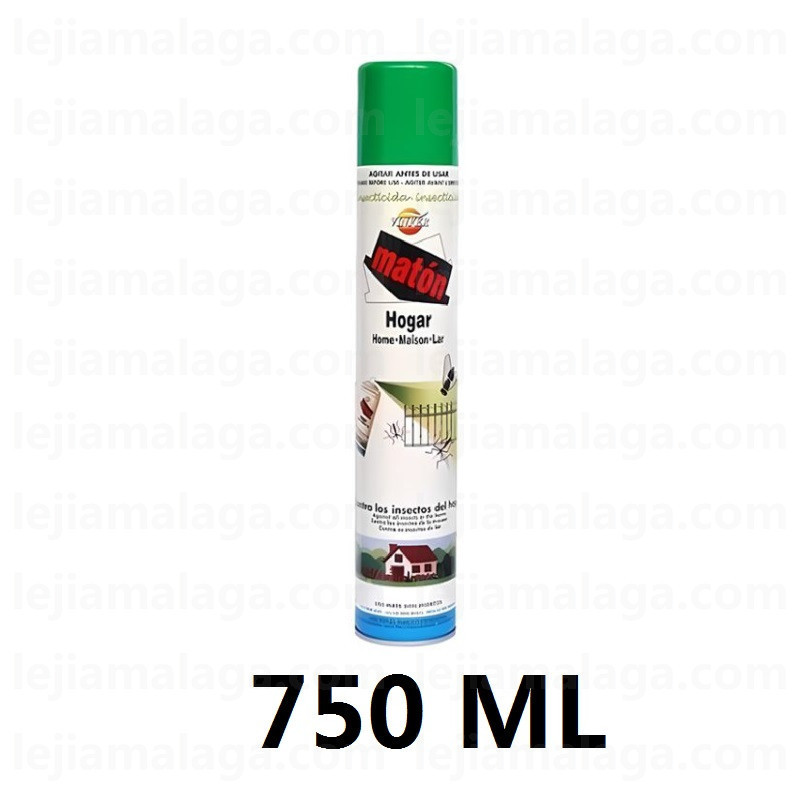 Insecticida  HOGAR Y PLANTAS matón spray 750ML