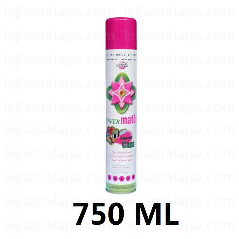 INSECTICIDA MATON AROMA FLORAL CASA Y JARDIN TERRAZAS 750 ML