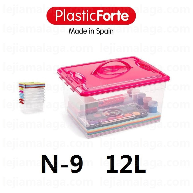 Caja ordenacion N-9 12L 3 COLOR Plastic Forte