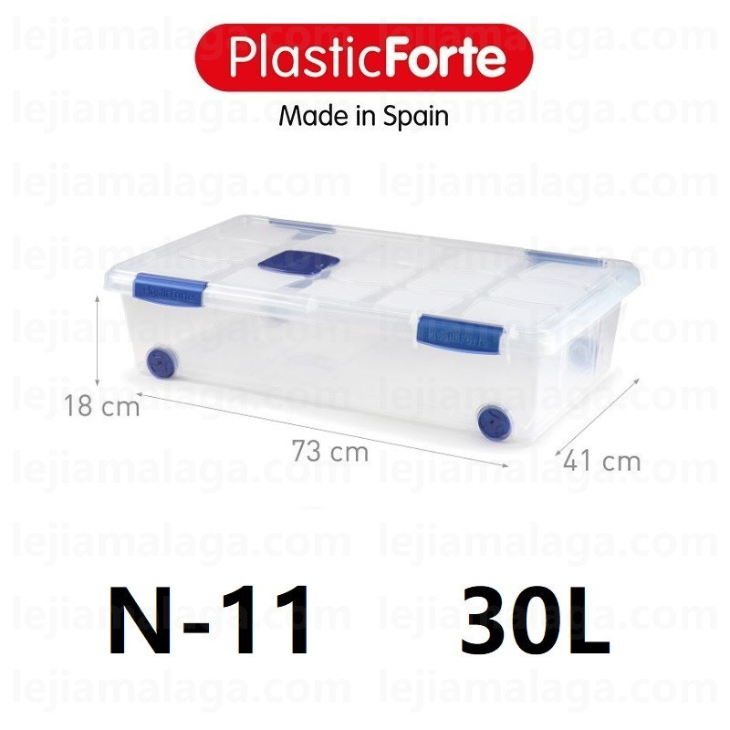 CAJA ORDENACION N-11 30L 73X41X18CM PLASTIC FORTE