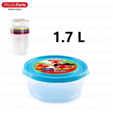 8414926115700FIAMBRERA REDONDA 1.7 L SURTIDO COLOR PLASTIC FORTE
