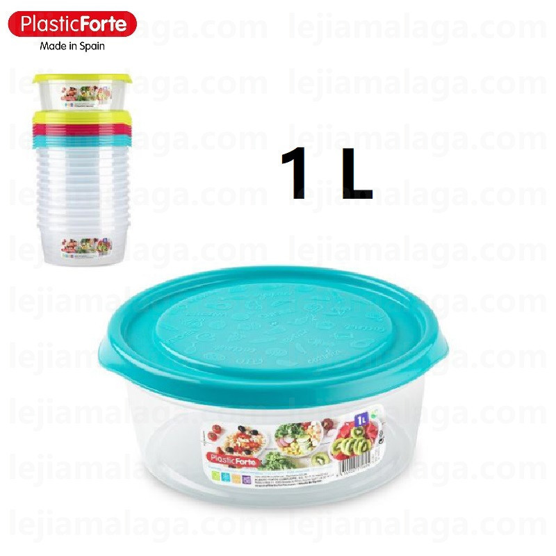 8414926115694FIAMBRERA REDONDA 1 L SURTIDO COLOR PLASTIC FORTE