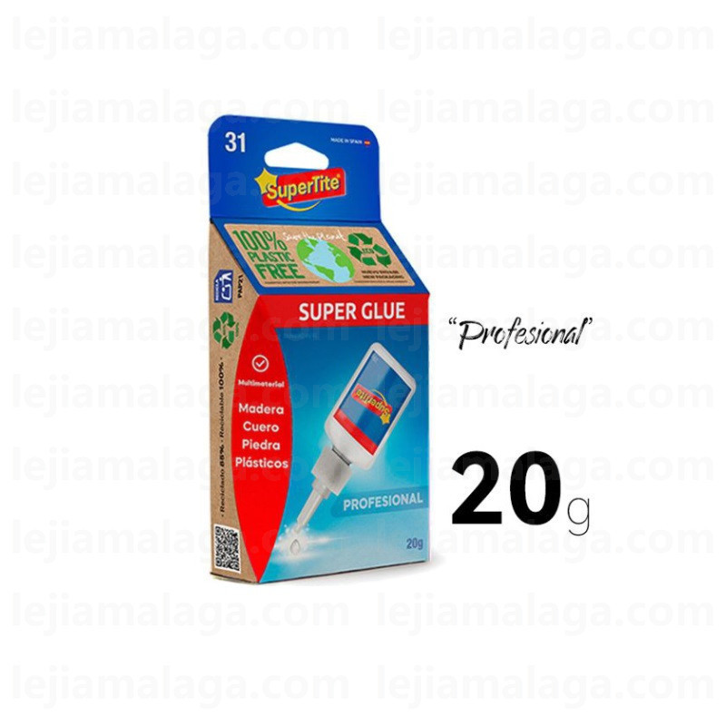 8414646243196SUPERTITE PEGAMENTO SUPER GLUE INSTANTANEO 20 GRS