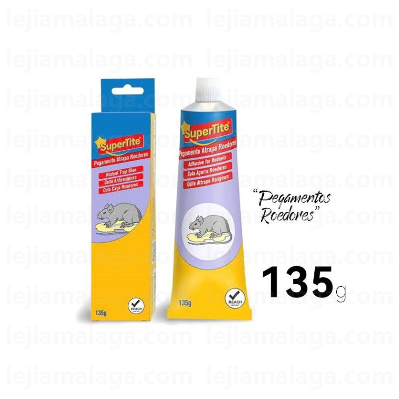8414646247293SUPERTITE PEGAMENTO ATRAPA RATONES 135 GRS