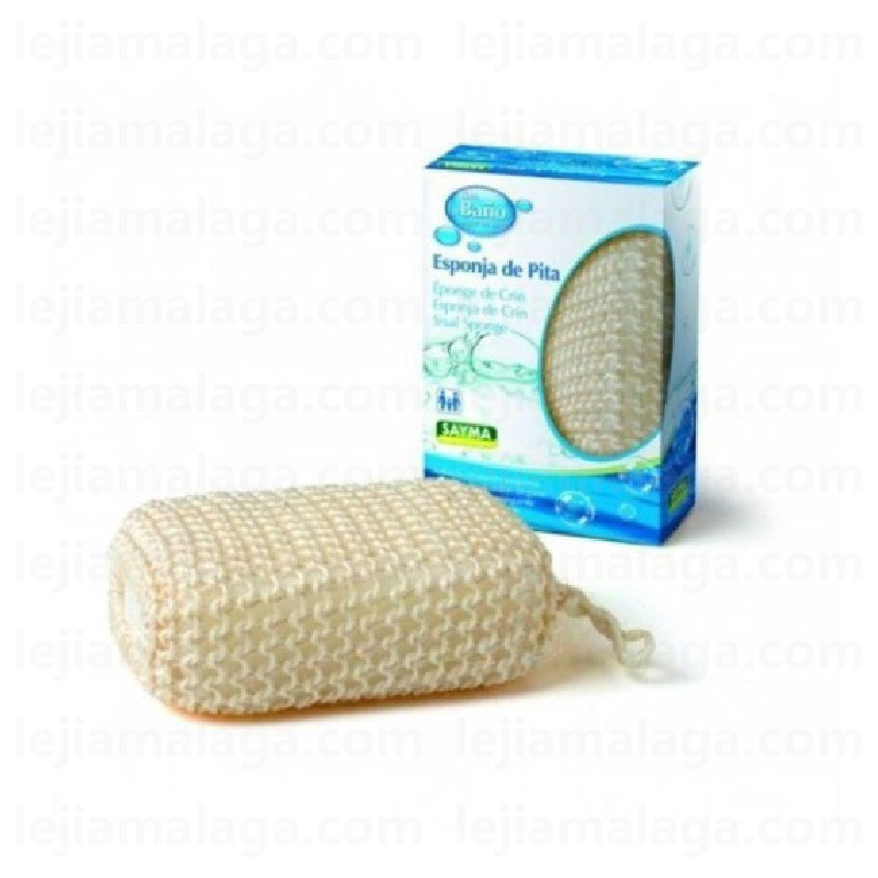 8427279000593BAÑO ESPONJA SAYMA DE PITA CON CAJA