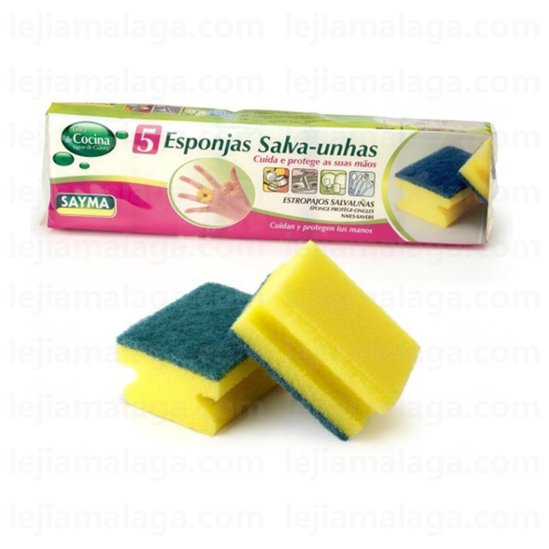 8427279310616ESTROPAJO SAYMA SALVAUÑAS 5 PCS