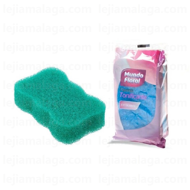 8429871200265BAÑO ESPONJA MUNDO FLORAL TONIFICANTE
