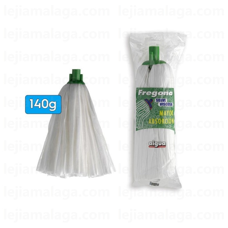 8436025810133FREGONA AIGUA VISCOSA 140 GRS BLANCA EN BOLSA