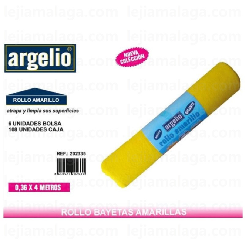 8430527202335BAYETA ROLLO ARGELIO AMARILLO GIGANTE