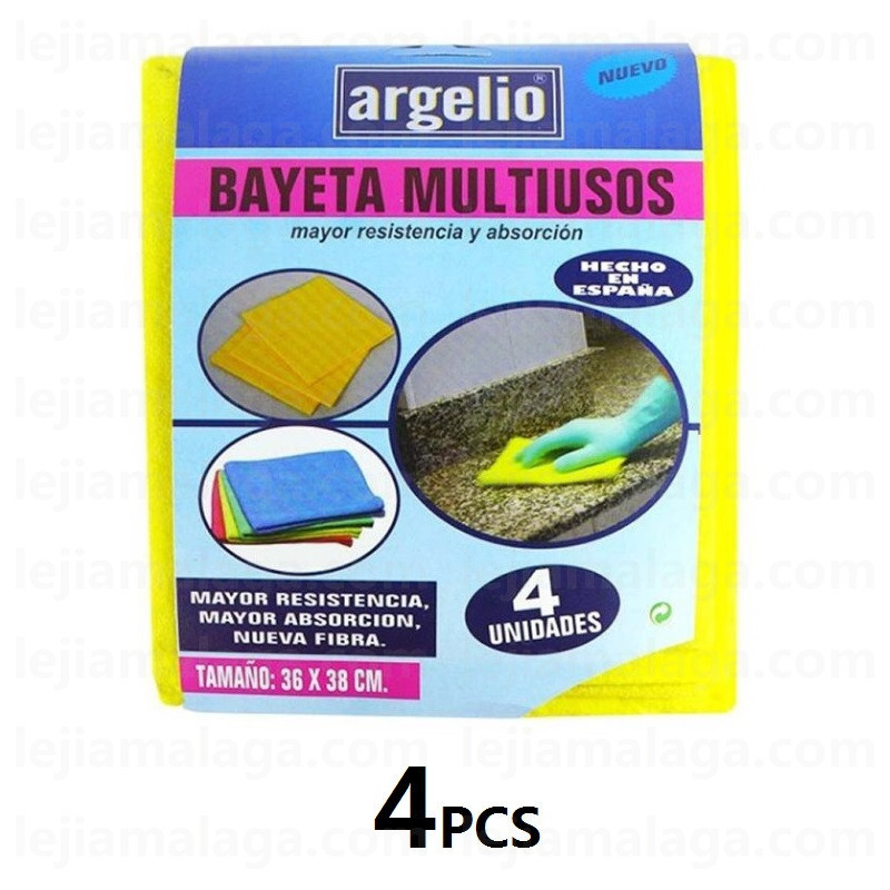 8430527202120BAYETA PACK ARGELIO AMARILLA 4 PCS