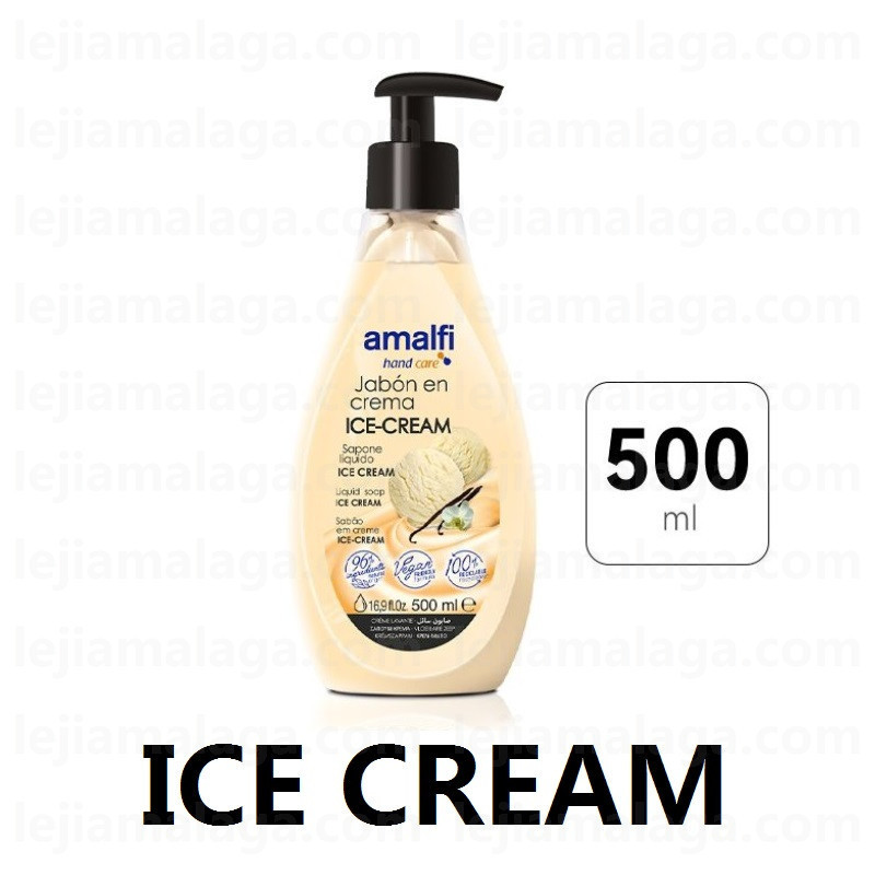 8414227057907JABON DE MANO AMALFI ICE CREAM 500 ML