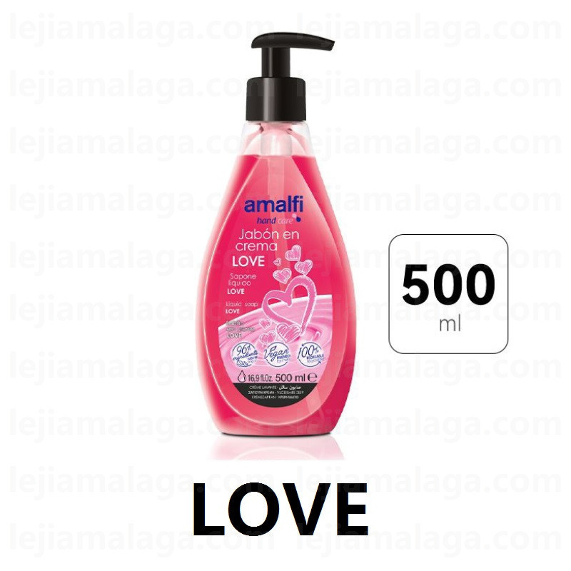 8414227057884JABON DE MANO AMALFI LOVE 500 ML