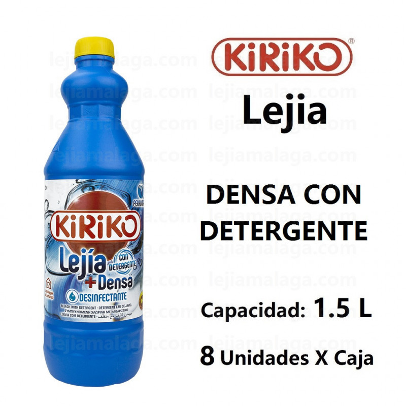 8411878105117Lejia 1.5 Litros kiriko Densa Con Detergente