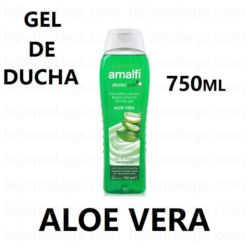 8414227691811GEL DE BAÑO Y DUCHA AMALFI ALOE VERA 750 ML