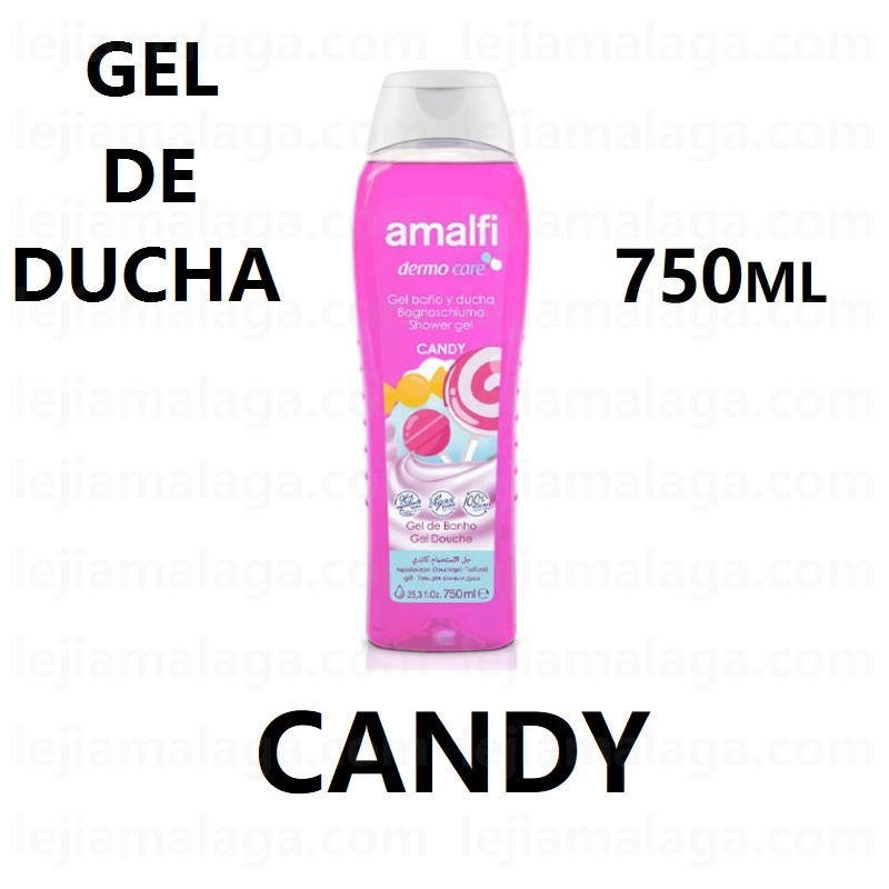 8414227063137GEL DE BAÑO Y DUCHA AMALFI CANDY 750 ML