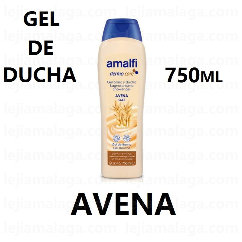 8414227691880GEL DE BAÑO Y DUCHA AMALFI AVENA 750 ML