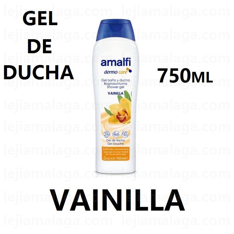 8414227040671GEL DE BAÑO Y DUCHA AMALFI FLOR DE VANILLA 750 ML