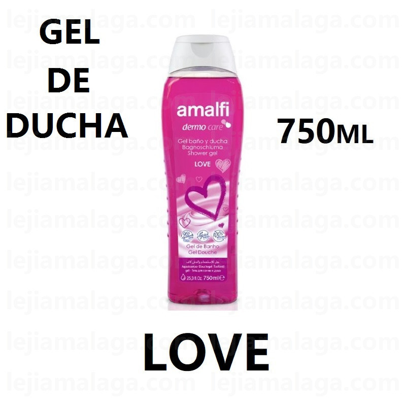 8414227043573GEL DE BAÑO Y DUCHA AMALFI LOVE 750 ML