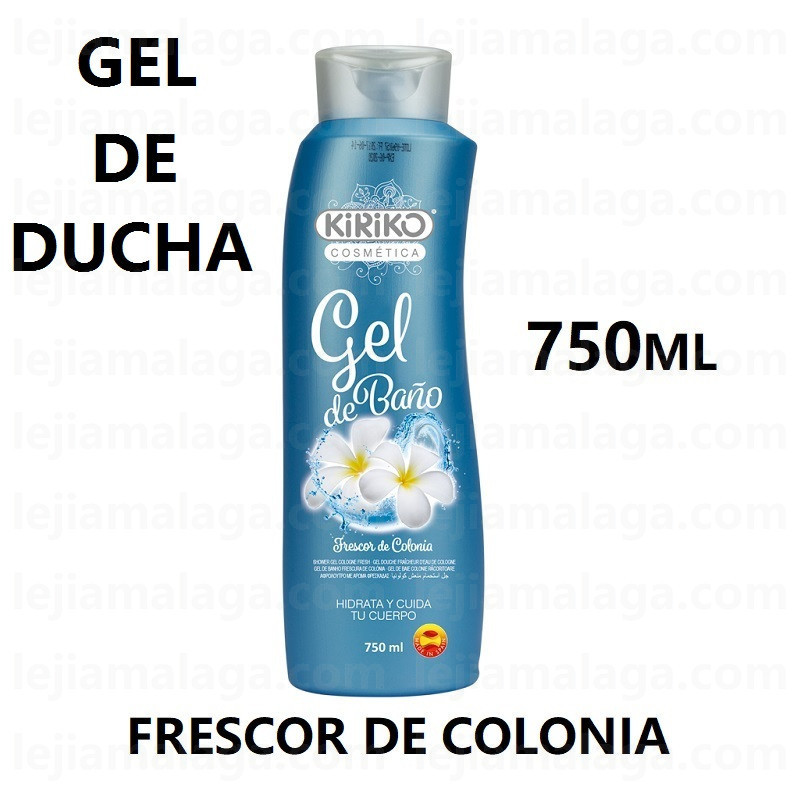 8411878309164GEL DE BAÑO Y DUCHA KIRIKO FRESCOR DE COLONIA 750 ML
