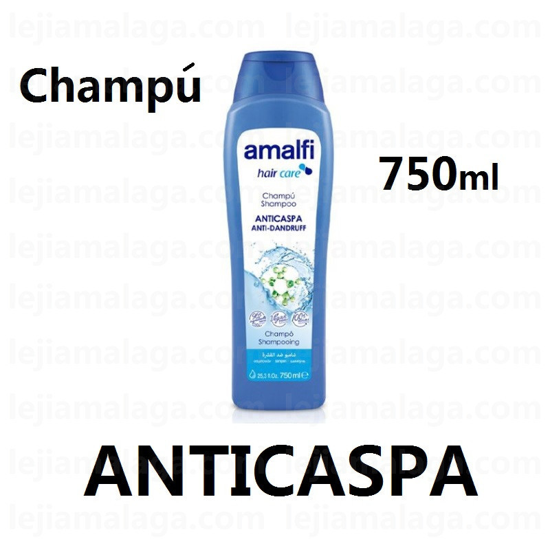 8414227676856Champu amalfi ANTICASPA 750 ML