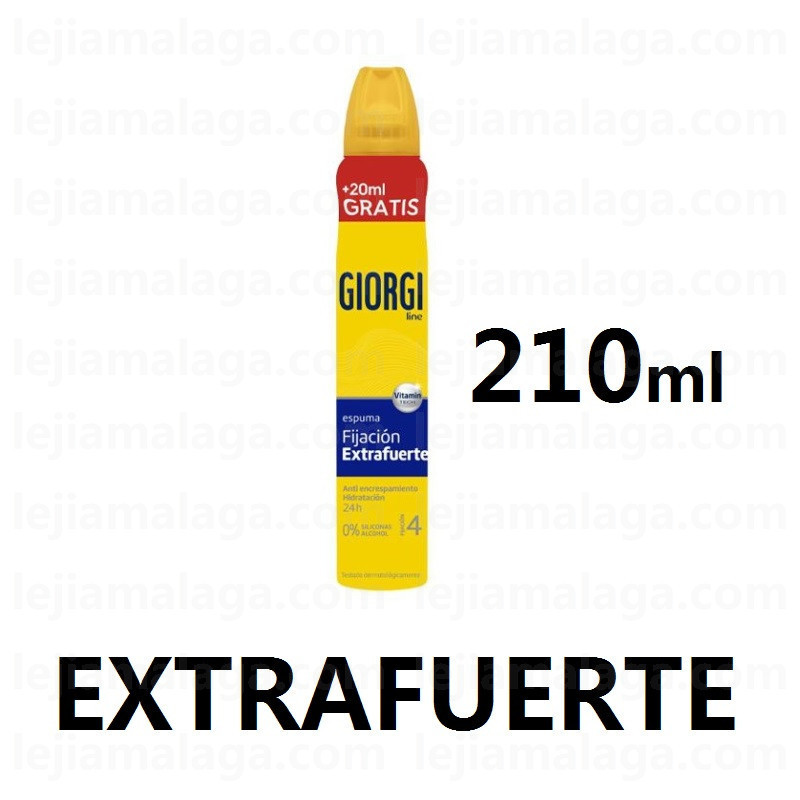 8411135261938ESPUMA GIORGI 210 ml EXTRAFUERTE