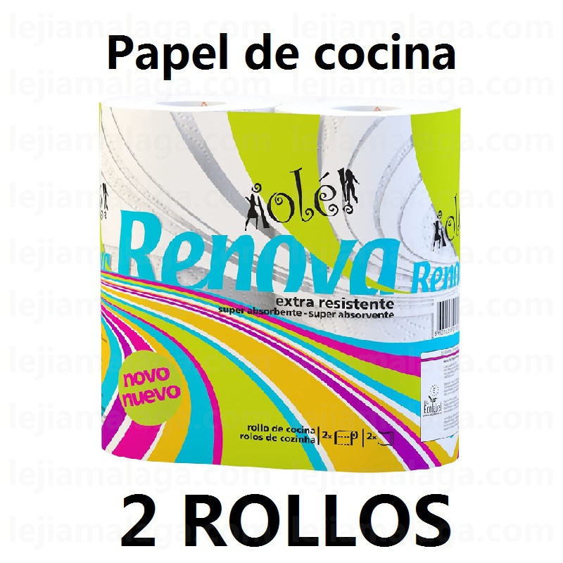 5601028011693Papel de cocina RENOVA 2 ROLLOS