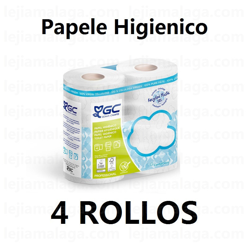 8410304875907Papel Higienico 4 rollos GC GOMA CAMPS