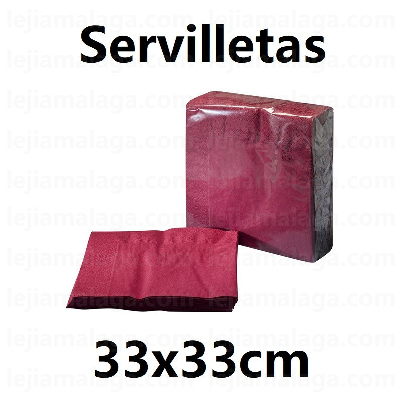 5607870733059SERVILLETAS 33x33 BURDEO