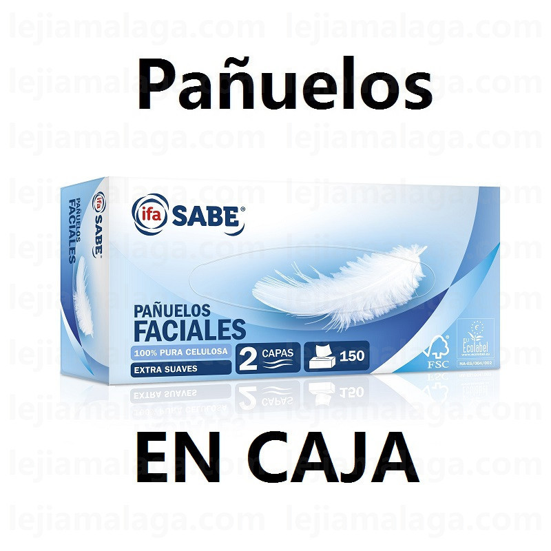 8480012001660PAÑUELOS EN CAJA faciales 2 capas ifa sabe 150 PCS