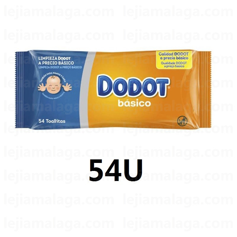 8001090139504TOALLITAS DODOT NARANJA 54U
