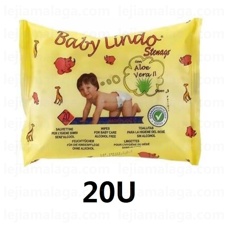 8014002000038TOALLITAS BABY LINDO 20U